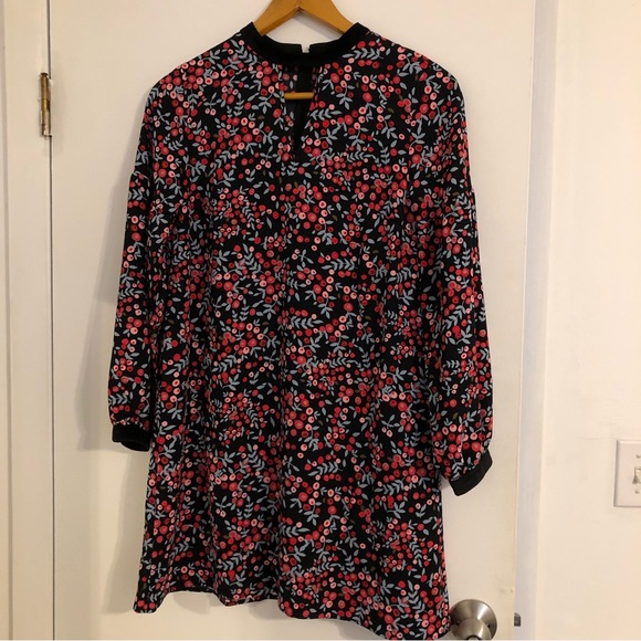 LOFT Black Floral Dress - Picture 7 of 7